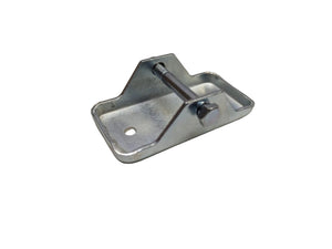 RAM JF-99 Trailer Jack Foot Plate – Bolt-On w/ Hardware | Fits 2" Jack Tube (Small Base) - 2,000 lb - full product view | AAA