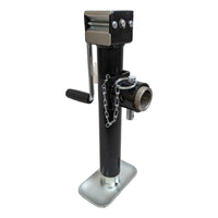 RAM Pipe mount swivel jack weld on 10" Lift SW 5000 LB. - 5000 lb - full product view | AAA Trailer