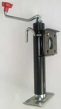 RAM TJB-2001S-B 2,000 lb Side Wind Swivel Trailer Jack 10" Lift with Weld-On Bracket | AAA Trailer