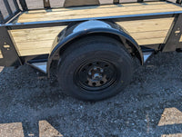 Rice 6x10 Powder Coated Steel Utility Trailer w Ramp Gate - 3,500 lb, 6x10 - component detail | AAA Trailer