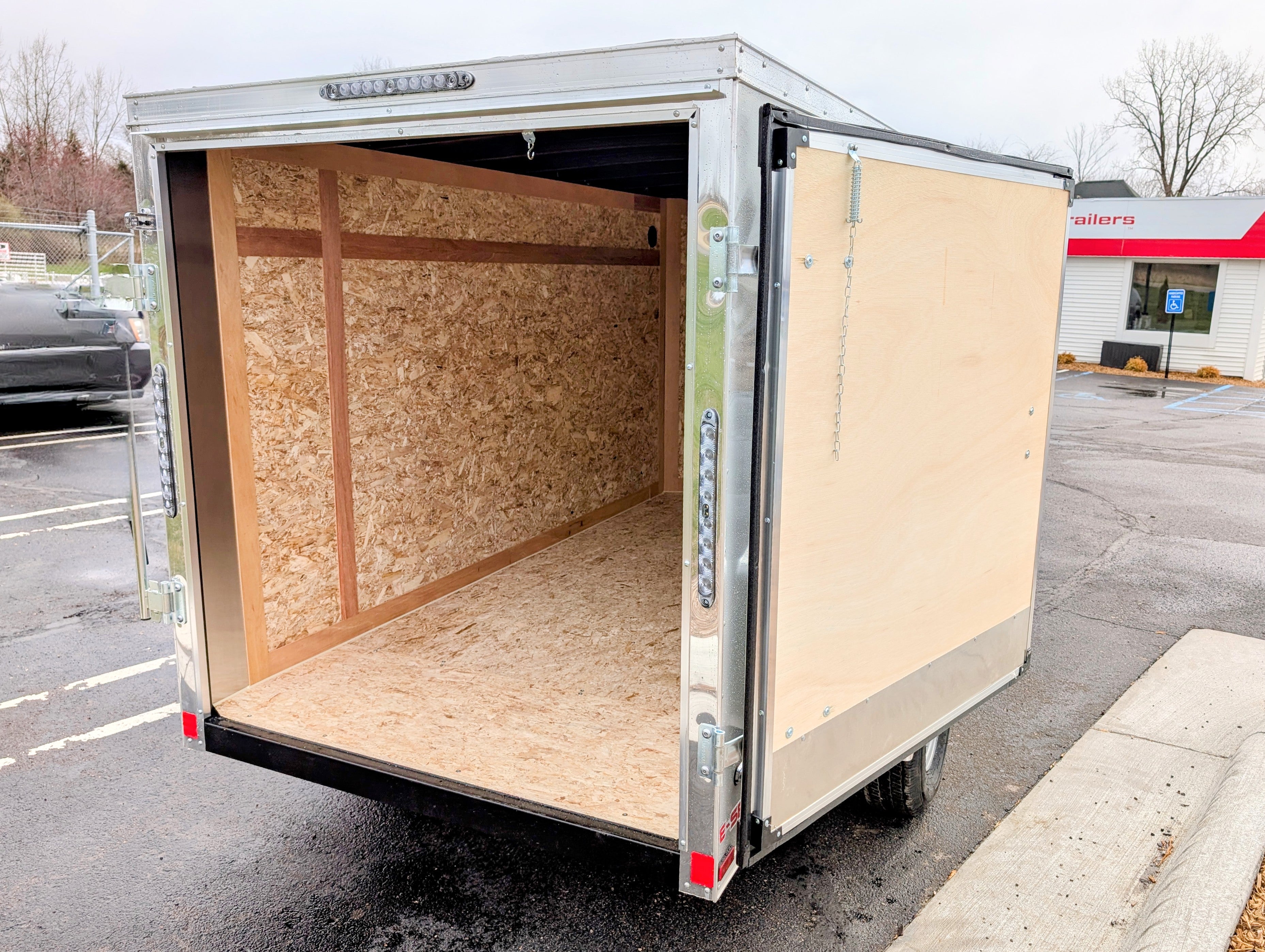 Cargo Mate 5x10 E Series Enclosed Cargo Trailer w Swing Door & Side Door Stock