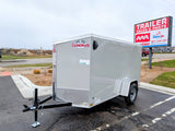 Cargo Mate 5x10 E Series Enclosed Cargo Trailer w Swing Door & Side Door Stock
