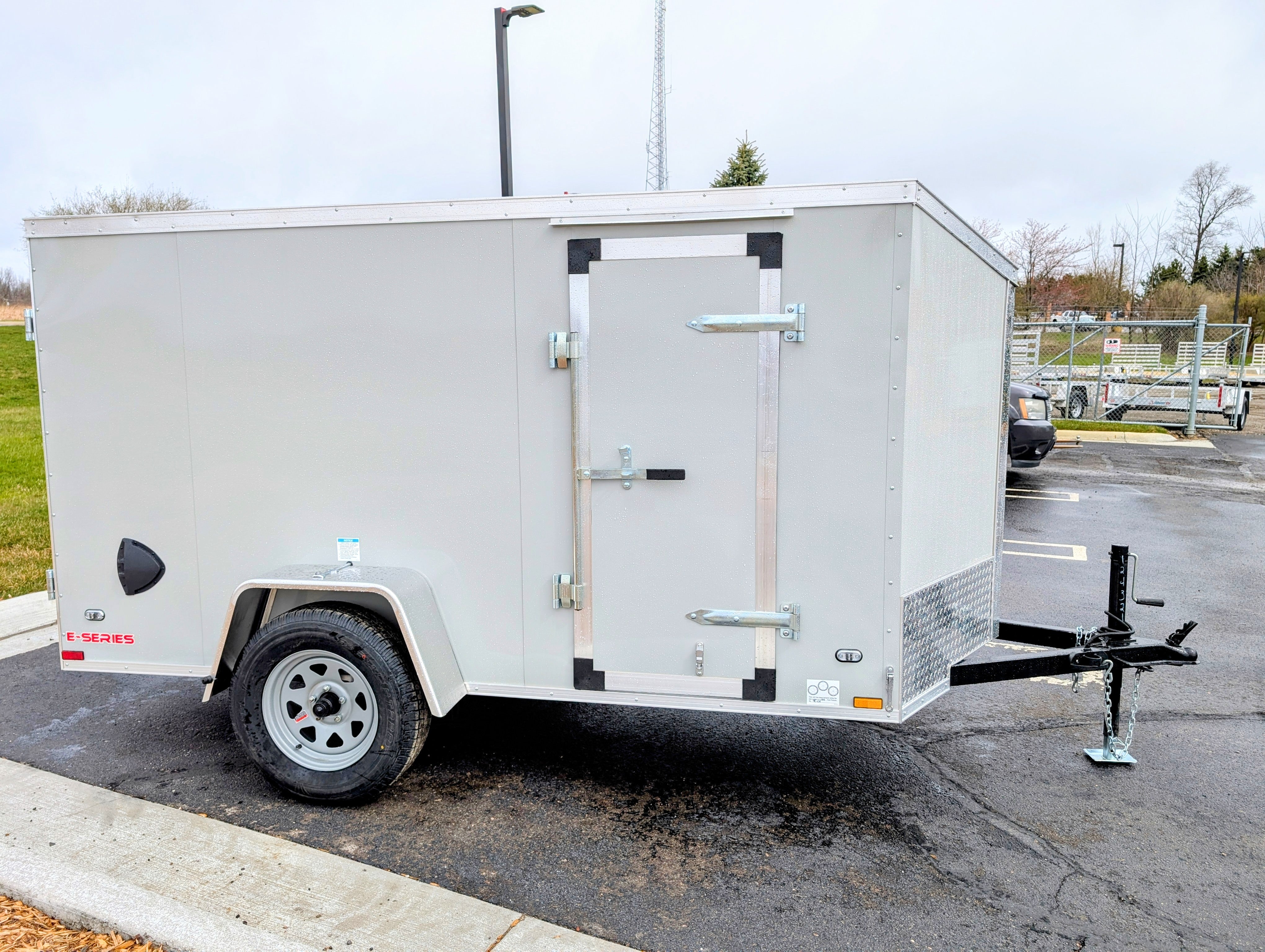 Cargo Mate 5x10 E Series Enclosed Cargo Trailer w Swing Door & Side Door Stock