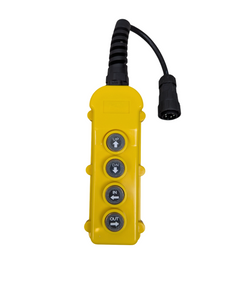 KTI Hydraulics Dump trailer 4 Button (UP/DOWN, IN/OUT) Remote with Quick Connect  - Controller 394-21