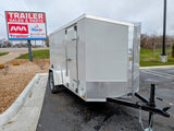 Cargo Mate 5x10 E Series Enclosed Cargo Trailer w Swing Door & Side Door Stock