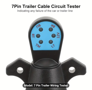 7-Way Trailer Plug Circuit Tester for Trucks & RV