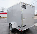 Amerilite Aluminum 6x10 V Nose With Ramp Door Cargo / Enclosed Trailer -Stock# 200146