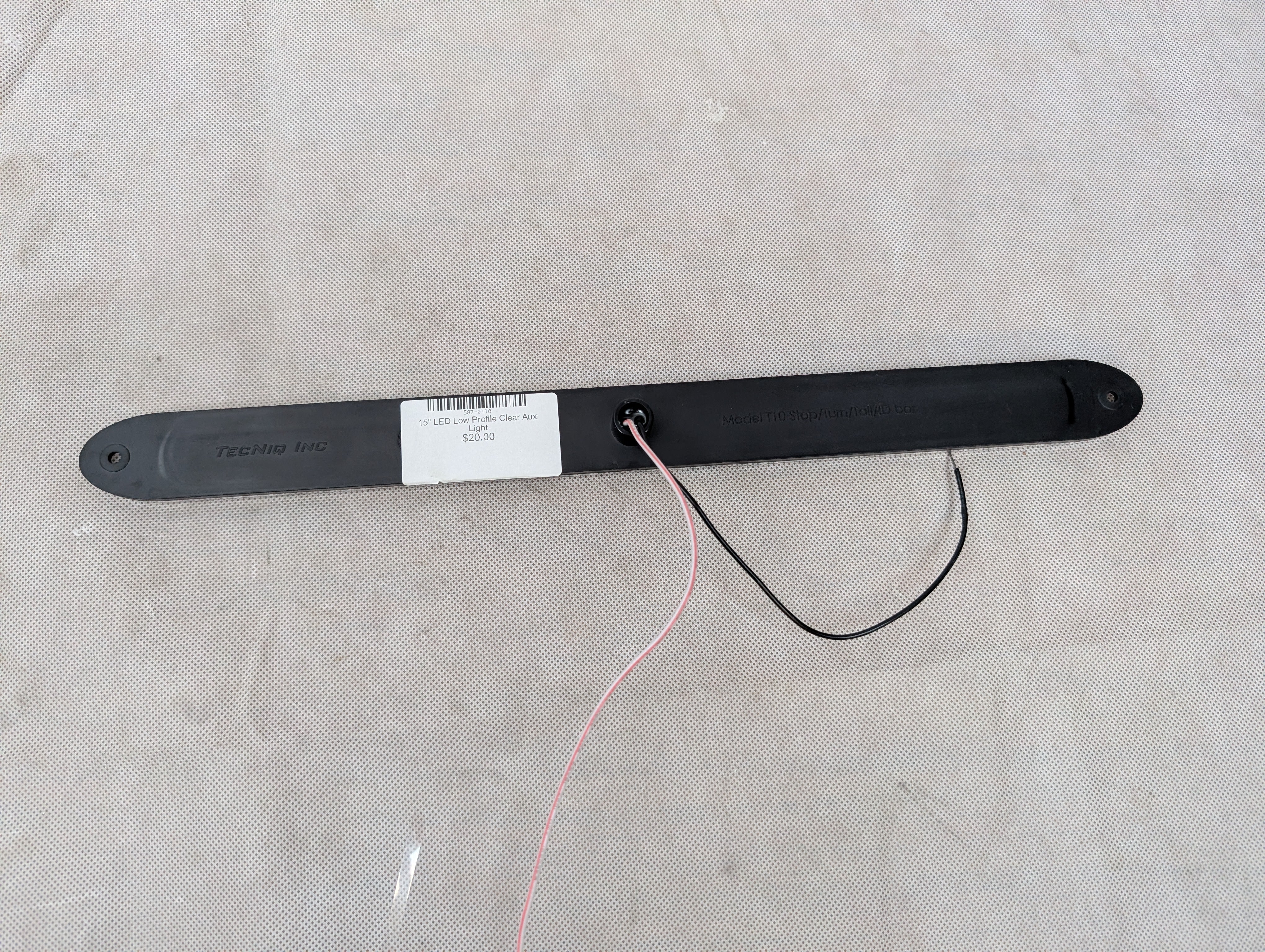 LED White Auxiliary - 17 Diodes - 15-1/2" x 1" Tecniq T10