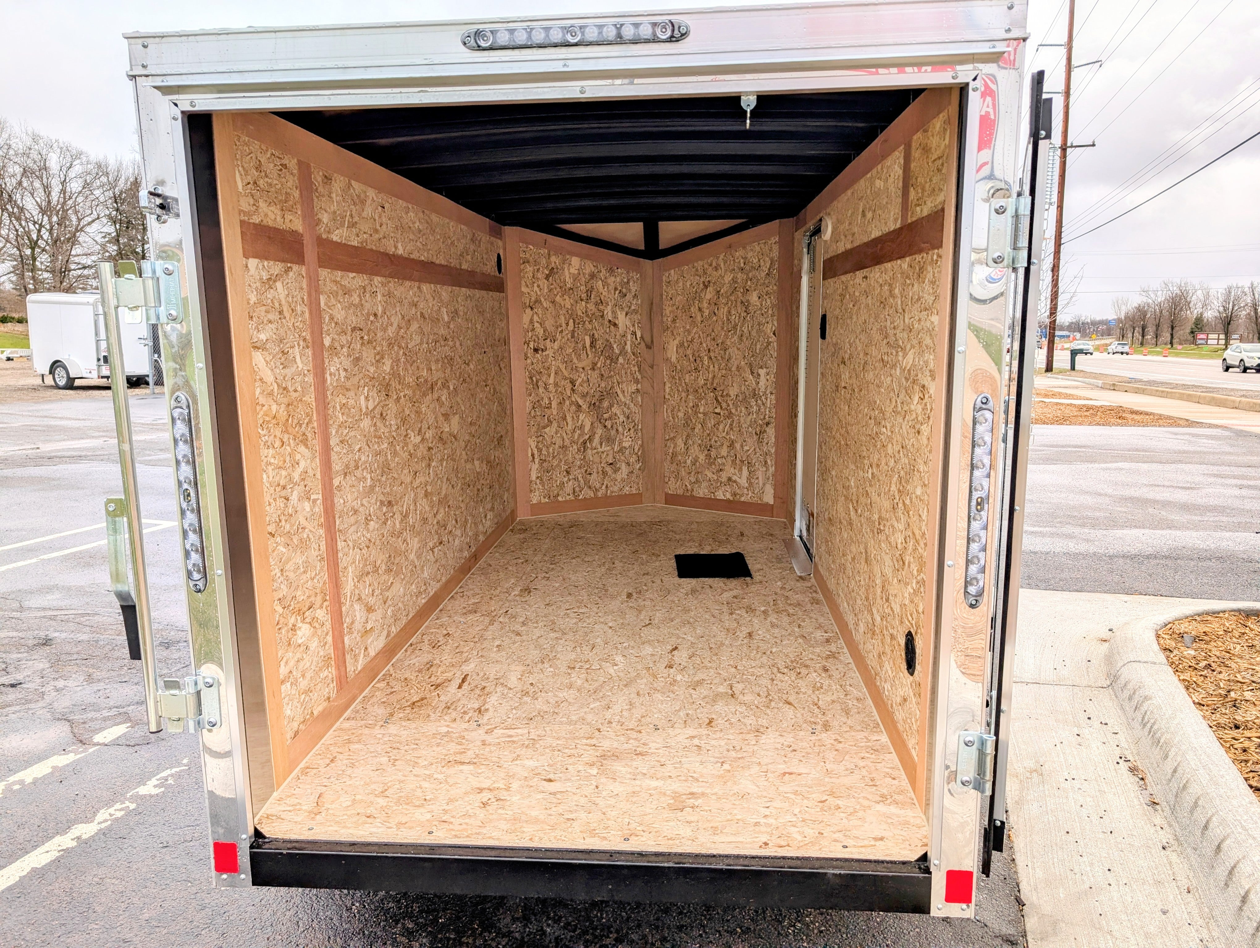 Cargo Mate 5x10 E Series Enclosed Cargo Trailer w Swing Door & Side Door Stock
