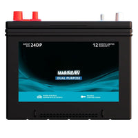 RV & Marine Deep Cycle Battery 500CCA with Dual Power - full product view | AAA Trailer