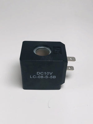 KTI Hydraulics LC-08-S-5B 10v DC Square Coil Actuator, Dual Spade for Dump Trailers