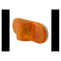 Sealed, 6-1/2" Mid-Ship Turn Signal and Side Marker Light - Amber - full product view | AAA Trailer