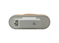 Sealed, 6-1/2" Mid-Ship Turn Signal and Side Marker Light - Amber - detail view | AAA Trailer