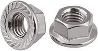 Shackle Bolt Flanged Locknut 7/16"-20 - full product view | AAA Trailer