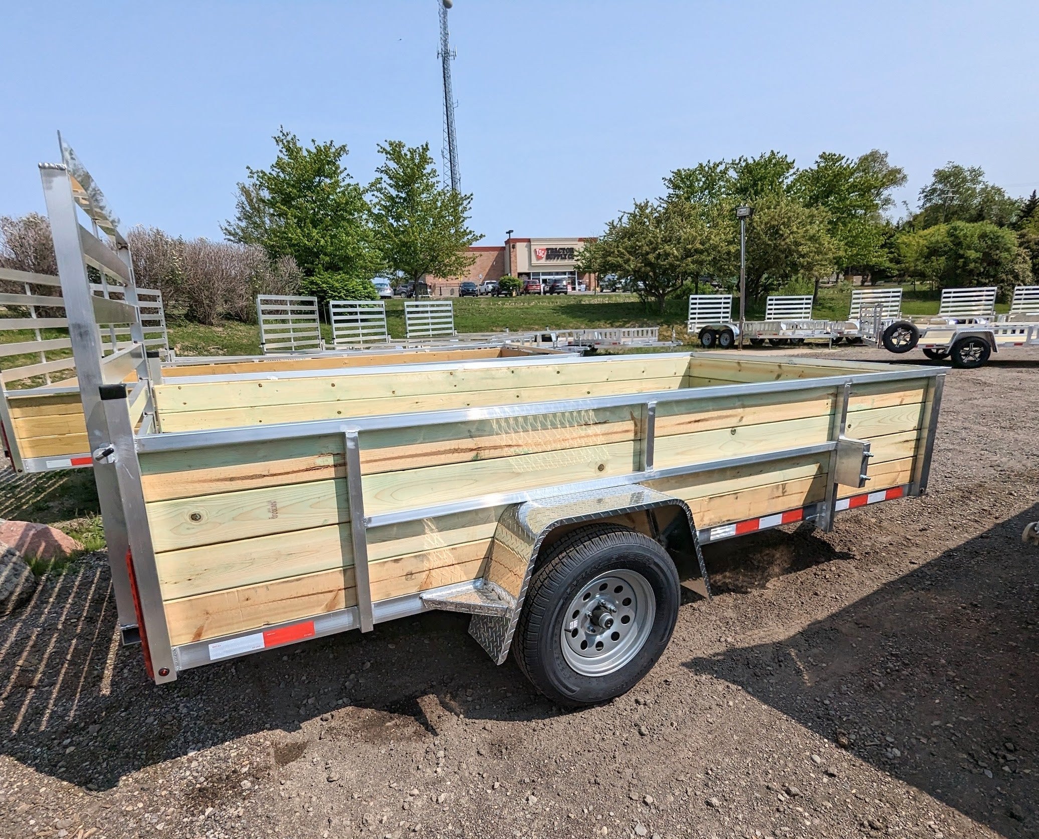 Preowned 2024 Silver Ox 5x10 Single Axle Woodside Trailer