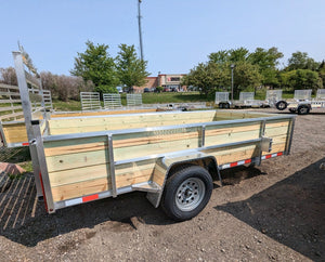 Silver Ox 5x10 Single Axle Woodside Trailer - 2,915 lb, 5x10 - full product view | AAA Trailer