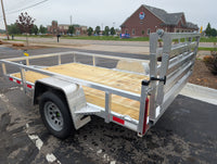 Silver Ox 6X10 Aluminum Utility Trailer with Folding Ramp Gate - 590 lbs, 6x10 - detail view | AAA Trailer