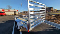 Silver Ox 6x10 Single Axle Aluminum Utility Trailer - 2,900 lb, 6x10 - detail view | AAA Trailer