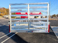 Silver Ox 6x10 Single Axle Aluminum Utility Trailer - 2,900 lb, 6x10 - alternate angle | AAA Trailer