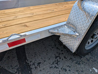 Silver Ox 6x12 Aluminum Utility Trailer for Sale | 2,880 lb Payload | $3,195 - 2,880 lb, 6x12 - close-up view | AAA Trailer