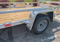 Silver Ox 6x12 Aluminum Utility Trailer for Sale | 2,880 lb Payload | $3,195 - 2,880 lb, 6x12 - close-up view | AAA Trailer