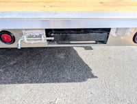 Silver Ox 7K 16+2 Aluminum Car Hauler Trailer – Heavy Duty Car Trailer - 5,340 lb, 2x6 - close-up view | AAA Trailer
