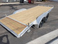 Silver Ox 7K 16+2 Aluminum Car Hauler Trailer – Heavy Duty Car Trailer - 5,340 lb, 2x6 - close-up view | AAA Trailer