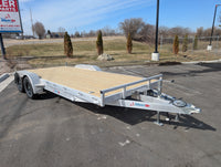 Silver Ox 7K 16+2 Aluminum Car Hauler Trailer – Heavy Duty Car Trailer - 5,340 lb, 2x6 - detail view | AAA Trailer