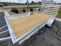 Silver Ox 7x14 Aluminum Utility Trailer – Single Axle – Rear Ramp - view 9