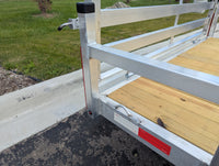 Silver Ox 7x14 Aluminum Utility Trailer – Single Axle – Rear Ramp - view 11