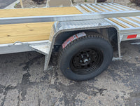 Silver Ox 7x14 Aluminum Utility Trailer – Single Axle – Rear Ramp - view 3