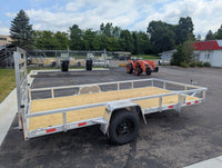 Silver Ox 7x14 Aluminum Utility Trailer – Single Axle – Rear Ramp - view 4