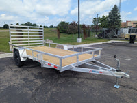 Silver Ox 7x14 Aluminum Utility Trailer – Single Axle – Rear Ramp - view 5