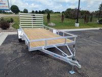 Silver Ox 7x14 Aluminum Utility Trailer – Single Axle – Rear Ramp - view 6