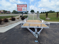 Silver Ox 7x14 Aluminum Utility Trailer – Single Axle – Rear Ramp - view 7
