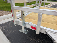 Silver Ox 7x16 Tandem Axle Aluminum Utility Trailer with Heavy Duty Package - 5,722 lb, 7x16 - close-up view | AAA Trailer