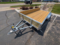 Silver Ox 7x16 Tandem Axle 18" High Woodside Trailer w HD Package - 1550 lbs, 7x16 - component detail | AAA Trailer