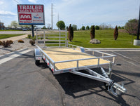 Silver Ox Mighty Lite 6x12 Single Axle Aluminum Utility Trailer
