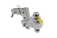 Smittybilt 6" Adjustable Aluminum Drop Hitch – Dual Ball (1-7/8" & 2") – Fits 2" Receiver – Model 2925 - 5,000 lbs - detail v