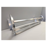 Wall mounted Snowmobile & ATV Helmet Trailer Rack - full product view | AAA Trailer