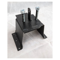 Heavy-Duty Spare Tire Wall Mount for Enclosed Trailers - full product view | AAA Trailer