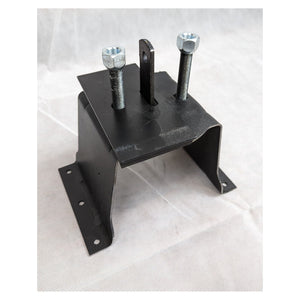 Heavy-Duty Spare Tire Wall Mount for Enclosed Trailers - full product view | AAA Trailer