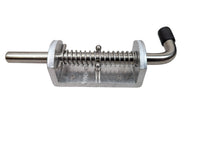 Spring Latch w/Aluminum Base and 7-5/16" Pin - 7/16" Diameter Wallace Forge Tipper - detail view | AAA Trailer