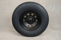 ST 225/75R15 Trailer Tire and Wheel – Load Range E (10 Ply) | 6 Lug 15" Steel Wheel | Taskmaster Provider - 2,830 lb, 65 PSI,