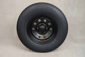 ST 225/75R15 Trailer Tire and Wheel – Load Range E (10 Ply) | 6 Lug 15" Steel Wheel | Taskmaster Provider - 2,830 lb, 65 PSI,