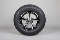 ST205/75R15 Trailer Tire and Wheel – Load Range C | Trinity Aluminum Wheel | 5 Lug - full product view | AAA Trailer