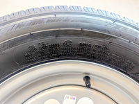 Castle Rock ST205/75/15 Load C Silver Mod Wheel 5-4.5 - detail view | AAA Trailer