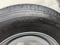 Tamarack ST205/75/15 Load C Gray Mod Wheel 5-4.5 Trailer Wheel and Tire - close-up view | AAA Trailer