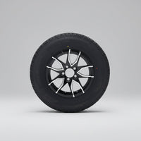 Taskmaster Trinity Aluminum Trailer Wheel & Rambler ST205/75R15 Tire – Load Range C (6 Ply) | 15" Premium Combo - 1,820 lb, 5