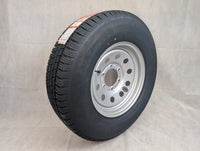 ST 225/75R15 Trailer Tire and Wheel – Load Range E (10 Ply) | 6 Lug 15" Steel Wheel | Taskmaster Provider - 2,830 lb, 65 PSI,